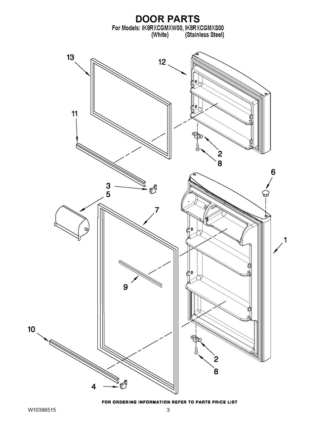 Diagram for IK8RXCGMXW00