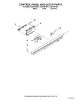 Diagram for 02 - Control Panel And Latch Parts
