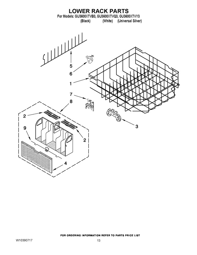 Diagram for GU3600XTVY3