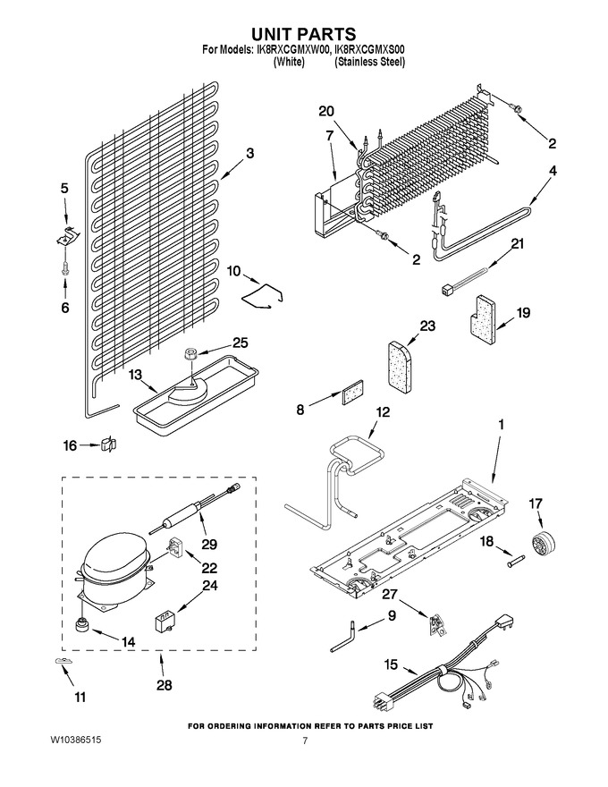 Diagram for IK8RXCGMXW00