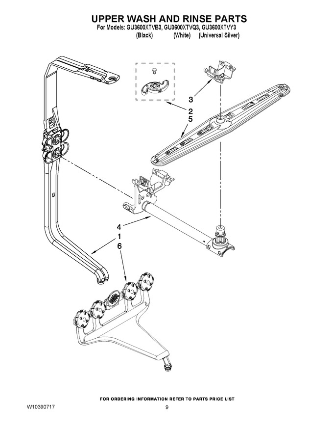Diagram for GU3600XTVQ3