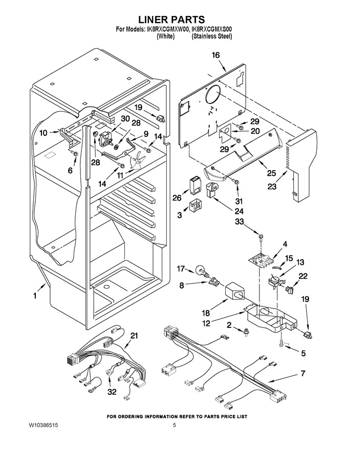 Diagram for IK8RXCGMXW00