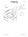 Diagram for 01 - Cabinet Parts