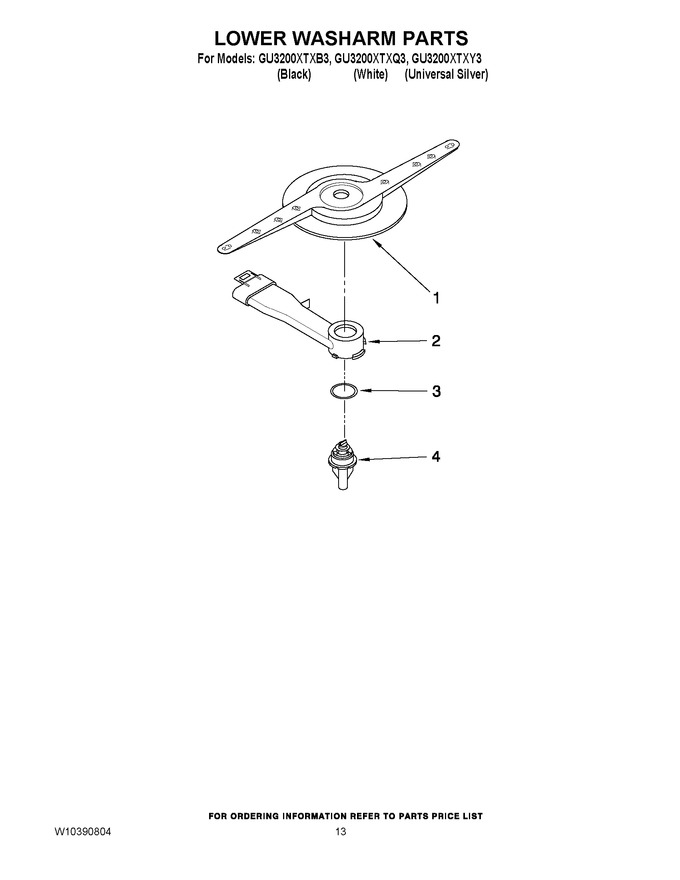 Diagram for GU3200XTXY3