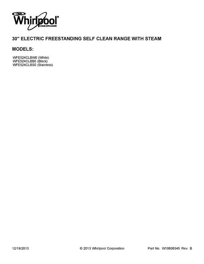 Diagram for WFE524CLBB0