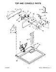 Diagram for 02 - Top And Console Parts