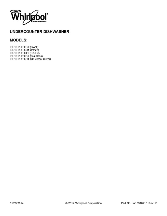 Diagram for DU1015XTXS1