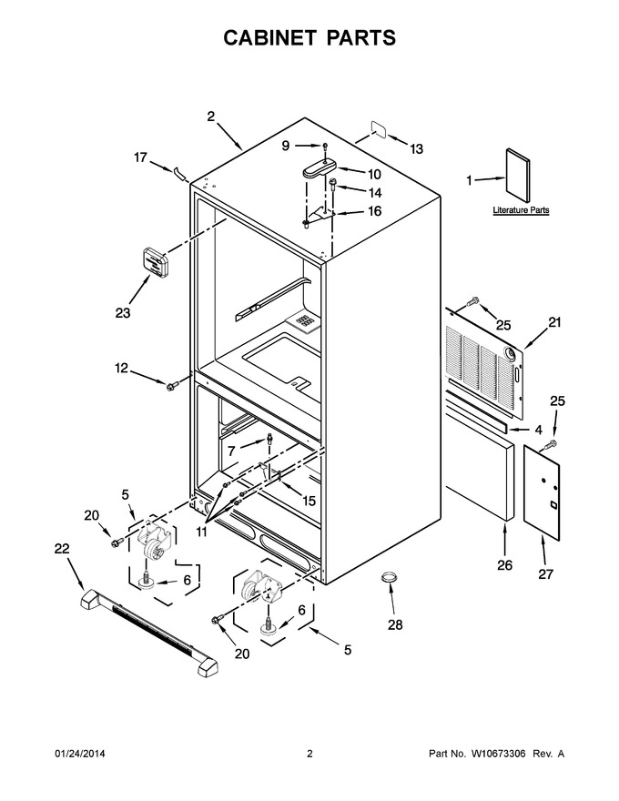 Diagram for KBWS22KCBL00