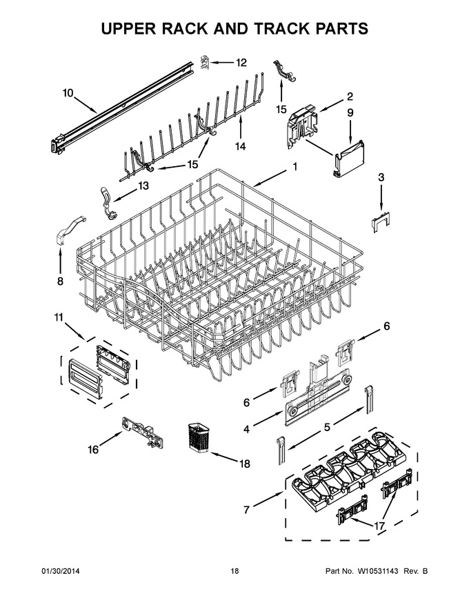 Diagram for KUDS30SXWH8