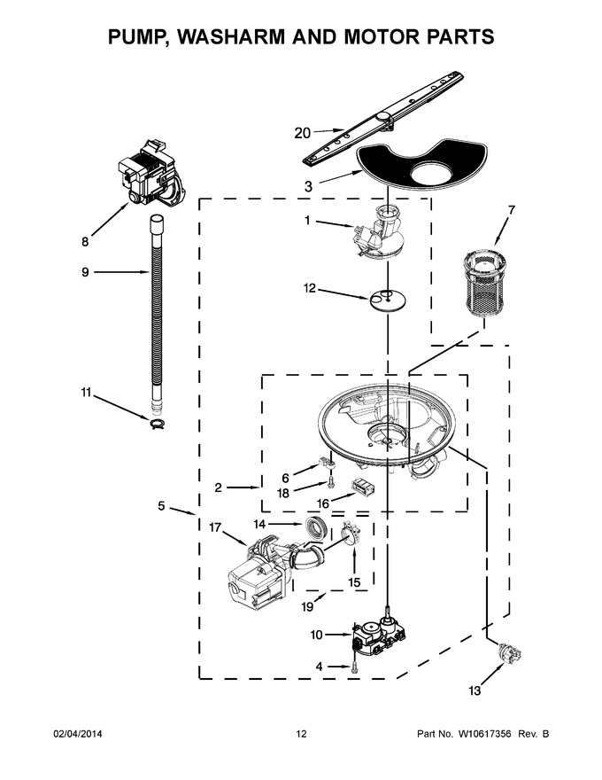 Diagram for WDF730PAYM6