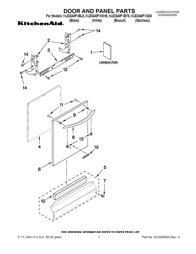 Diagram for KUDS40FVBT5
