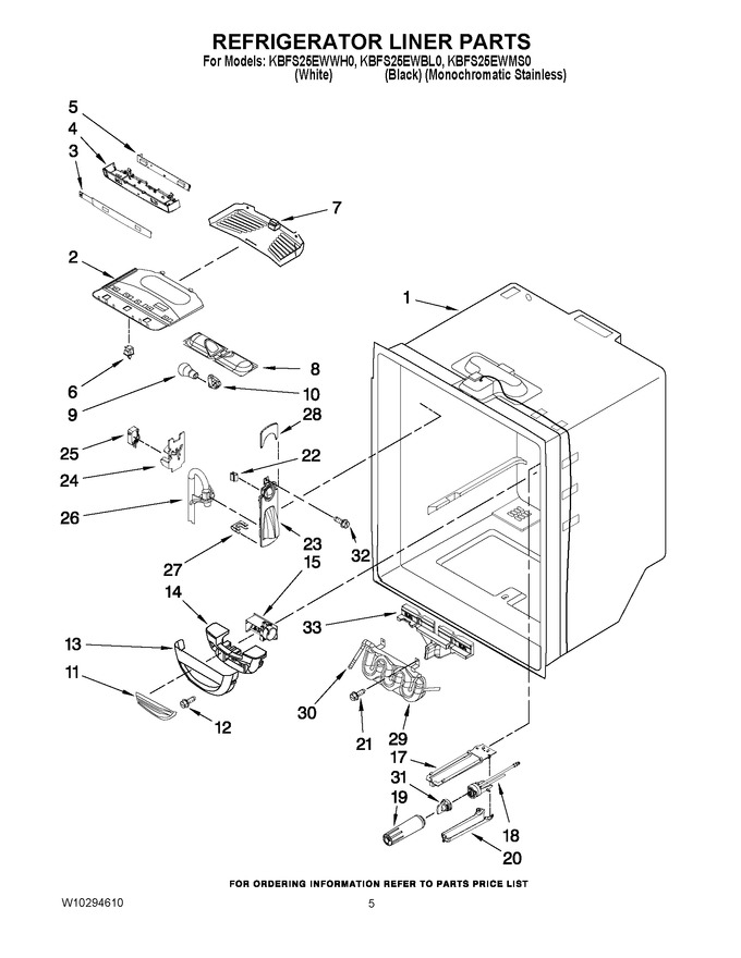 Diagram for KBFS25EWBL0