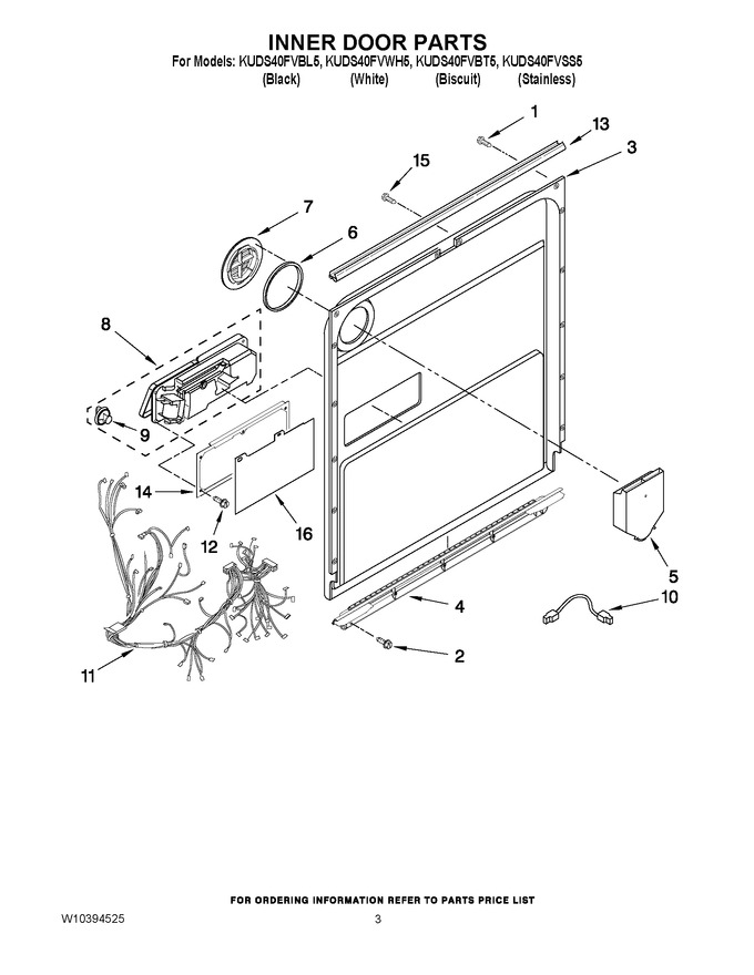 Diagram for KUDS40FVWH5
