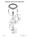 Diagram for 05 - Gearcase, Motor And Pump Parts