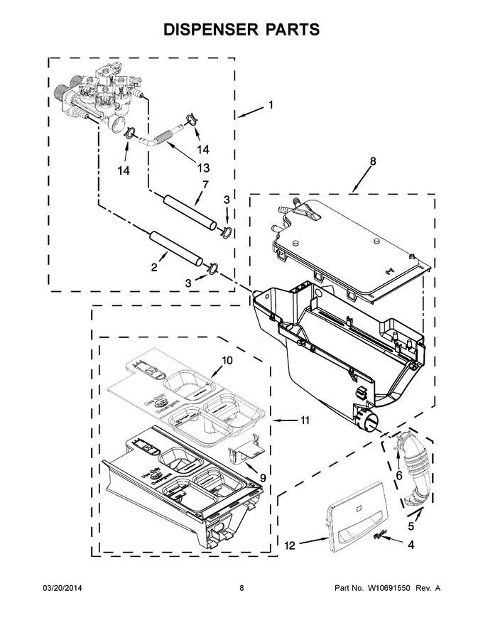 Diagram for WFW95HEDC0