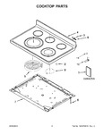 Diagram for 02 - Cooktop Parts