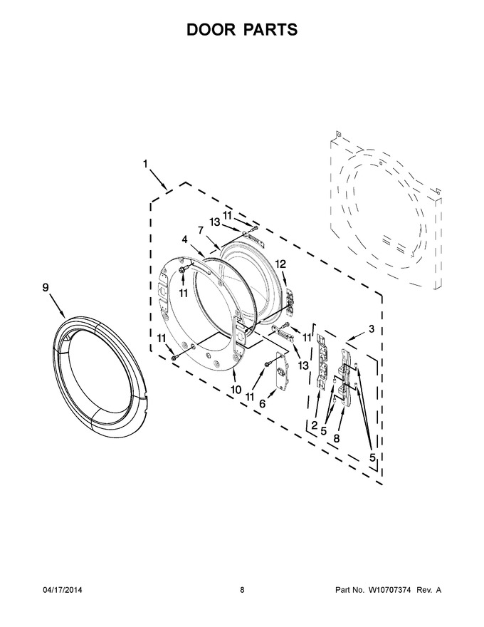 Diagram for YWED87HEDW0