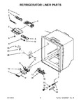Diagram for 03 - Refrigerator Liner Parts