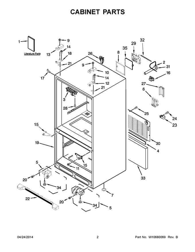 Diagram for WRF540CWBW00
