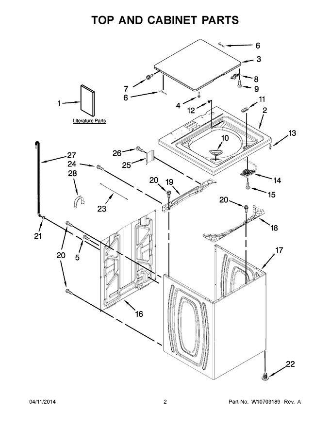 Diagram for WTW4800BQ1