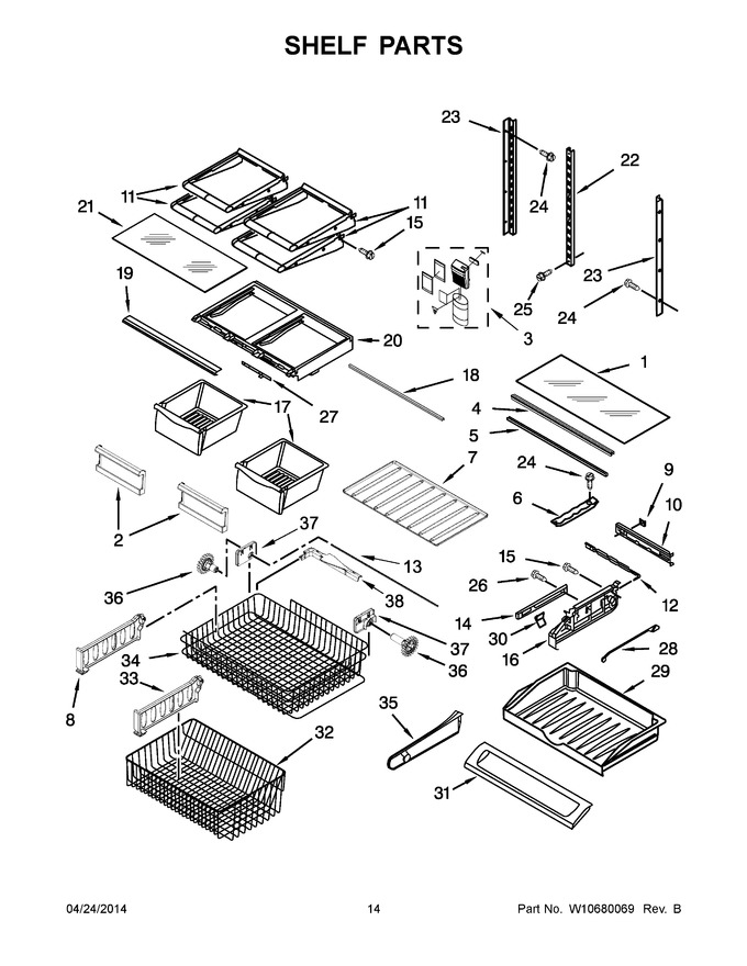 Diagram for WRF540CWBM00