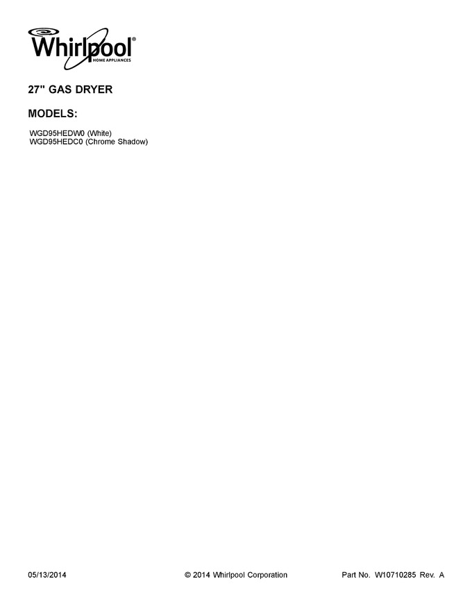 Diagram for WGD95HEDW0