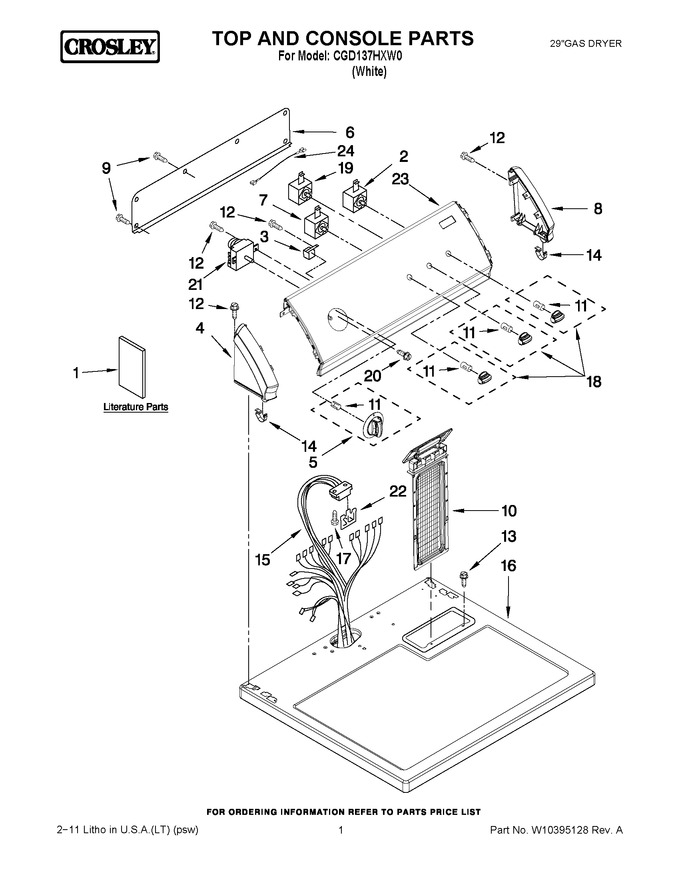 Diagram for CGD137HXW0