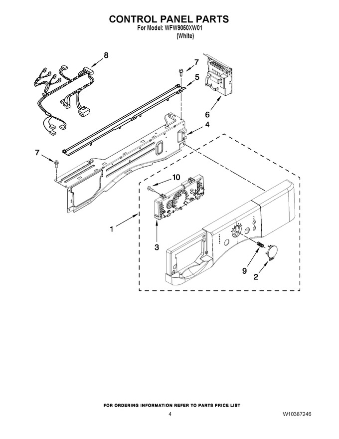 Diagram for WFW9050XW01
