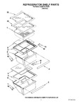 Diagram for 03 - Refrigerator Shelf Parts