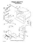 Diagram for 02 - Freezer Liner Parts