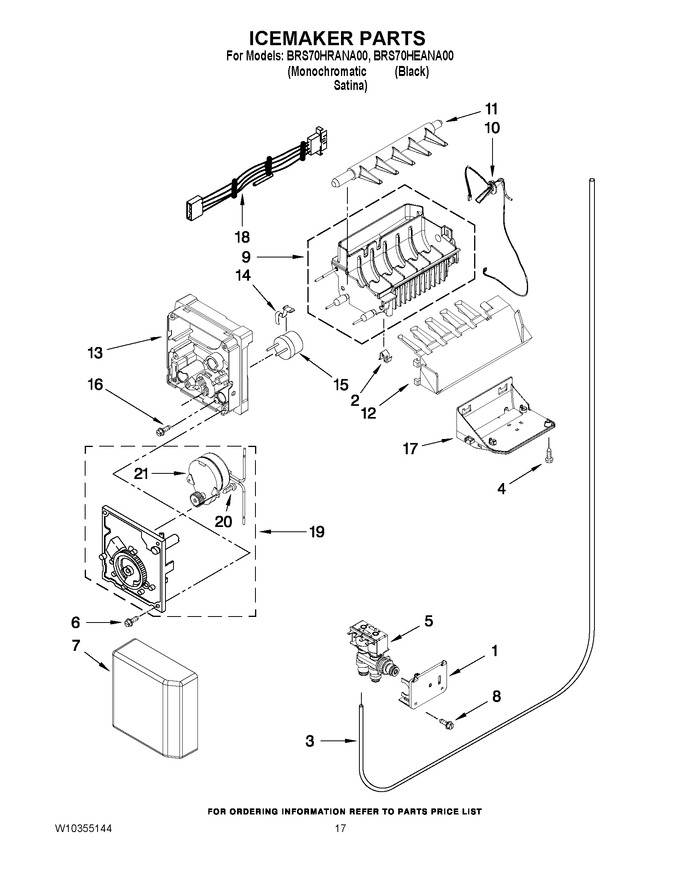 Diagram for BRS70HRANA00