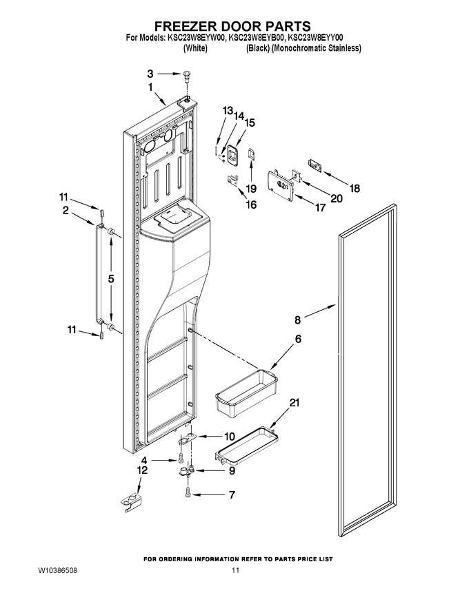 Diagram for KSC23W8EYW00