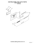 Diagram for 02 - Control Panel And Latch Parts