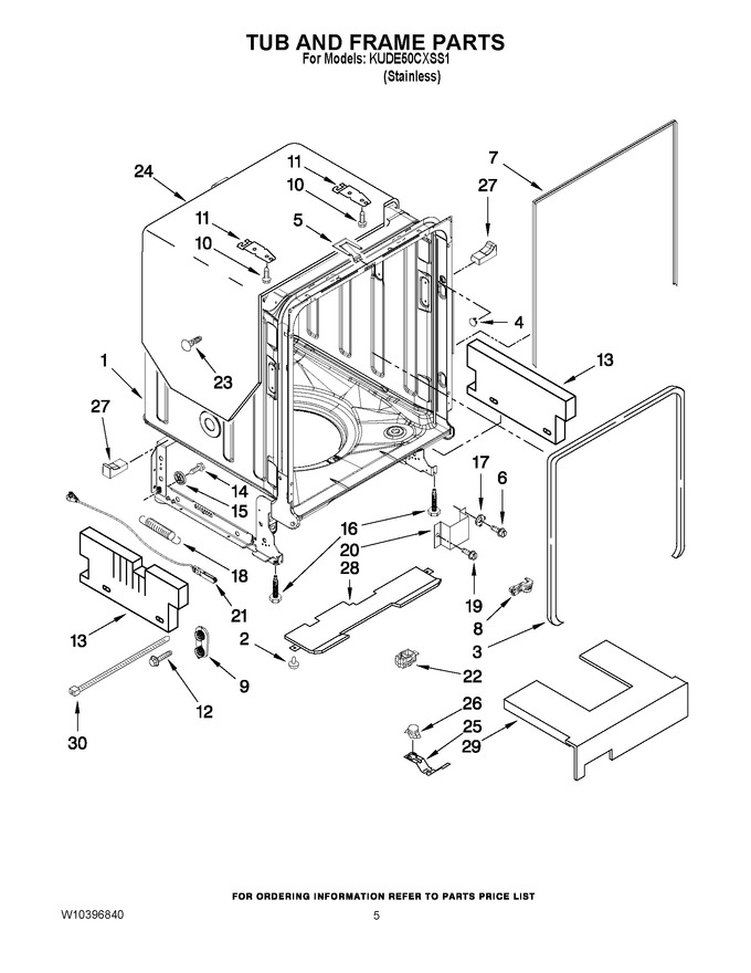 Diagram for KUDE50CXSS1
