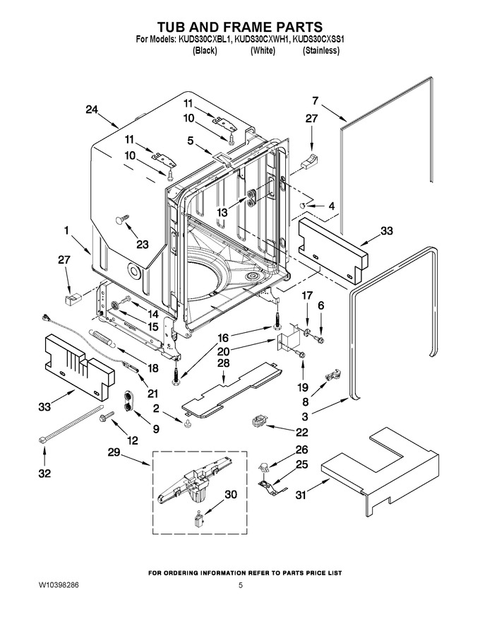 Diagram for KUDS30CXBL1