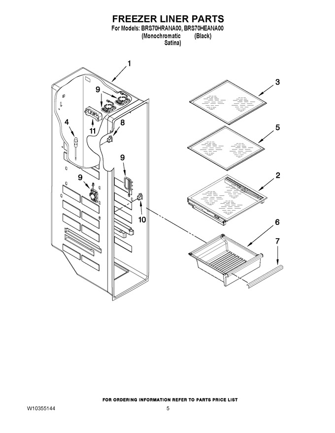 Diagram for BRS70HRANA00