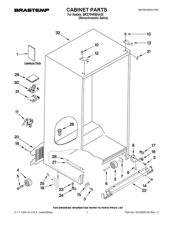 Diagram for BRS70HRBNA00
