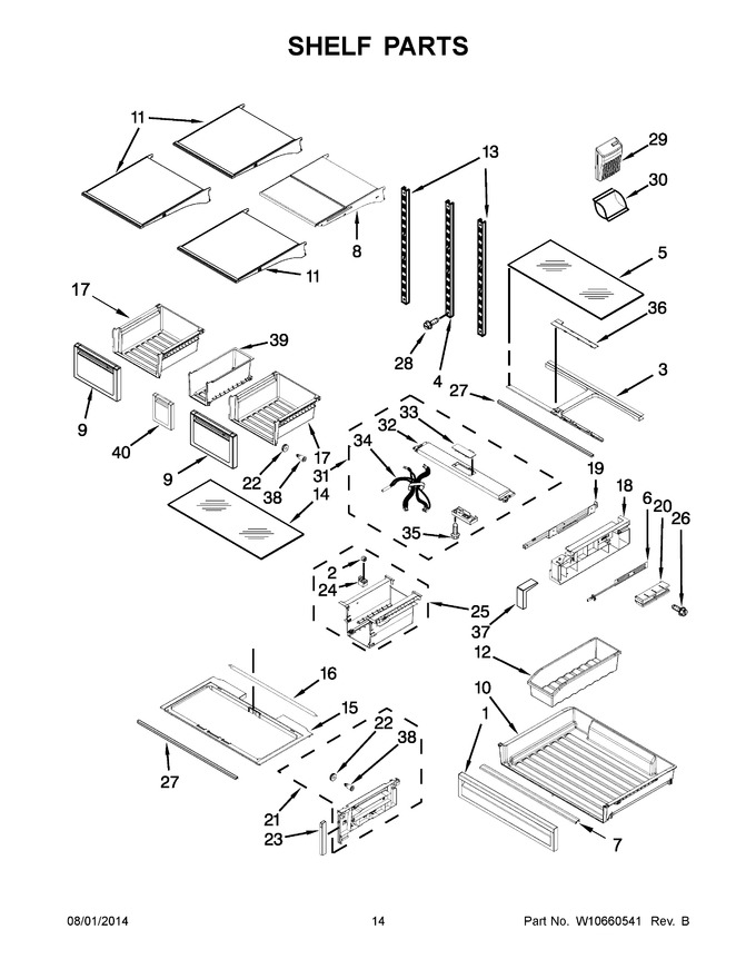 Diagram for WRF989SDAF03
