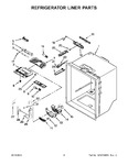 Diagram for 03 - Refrigerator Liner Parts