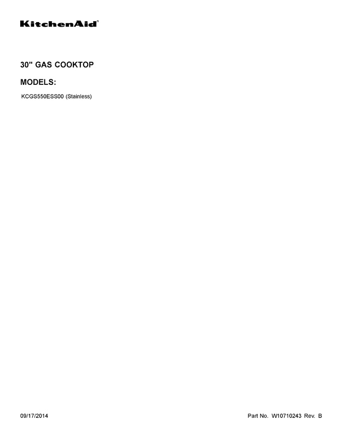 Diagram for KCGS550ESS00