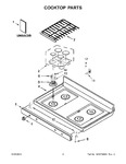 Diagram for 02 - Cooktop Parts