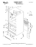 Diagram for 01 - Cabinet Parts