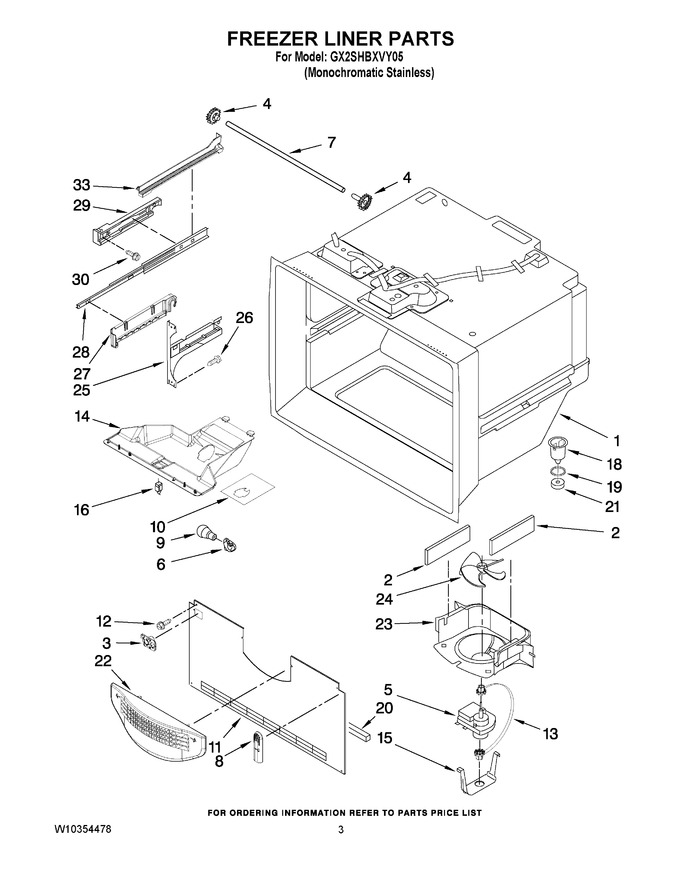 Diagram for GX2SHBXVY05