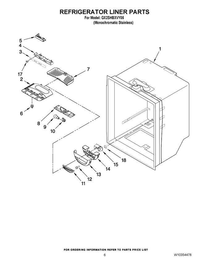 Diagram for GX2SHBXVY05
