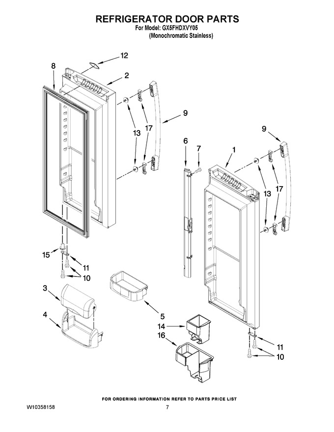 Diagram for GX5FHDXVY05