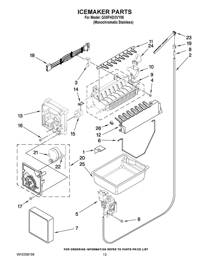 Diagram for GX5FHDXVY05