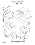 Diagram for 02 - Freezer Liner Parts