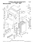 Diagram for 01 - Cabinet Liner And Door Parts