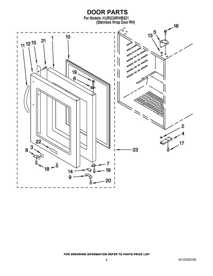 Diagram for KURG24RWBS21