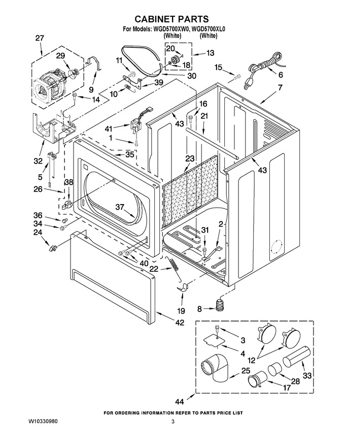 Diagram for WGD5700XW0